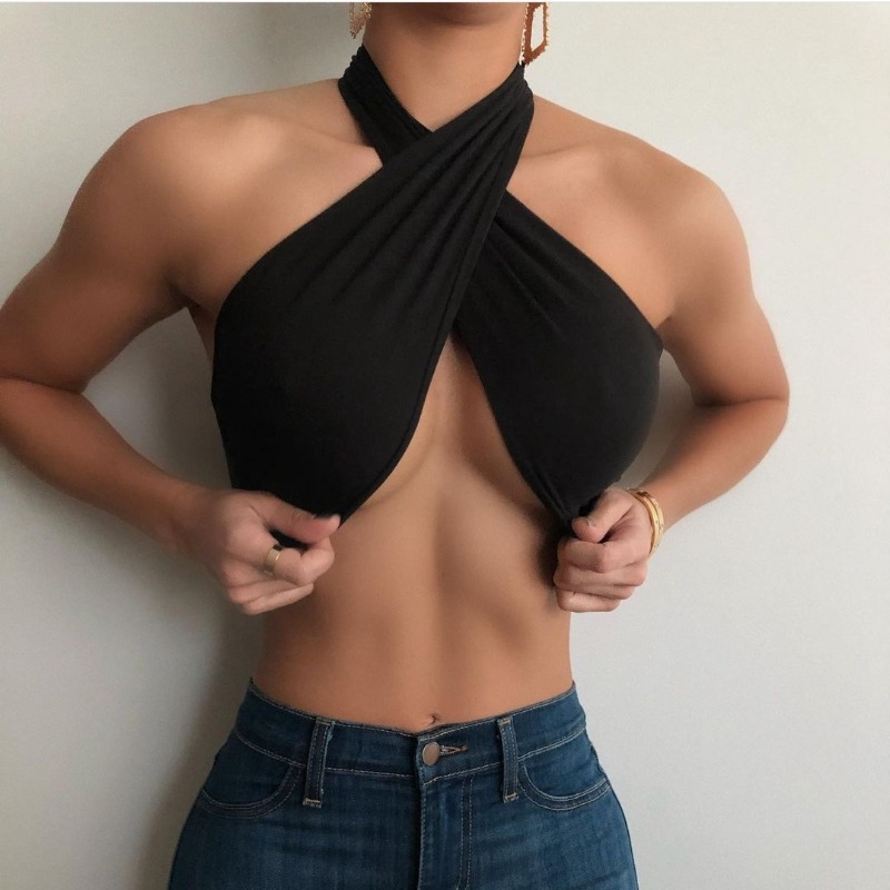 Новая женская футболка на весн – обзор и цена Strapless Bra Backless