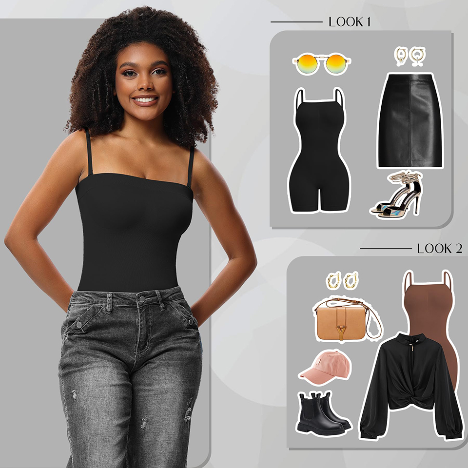 Корректирующее белье без брете – обзор и цена Shapewear Bodysuit Firm